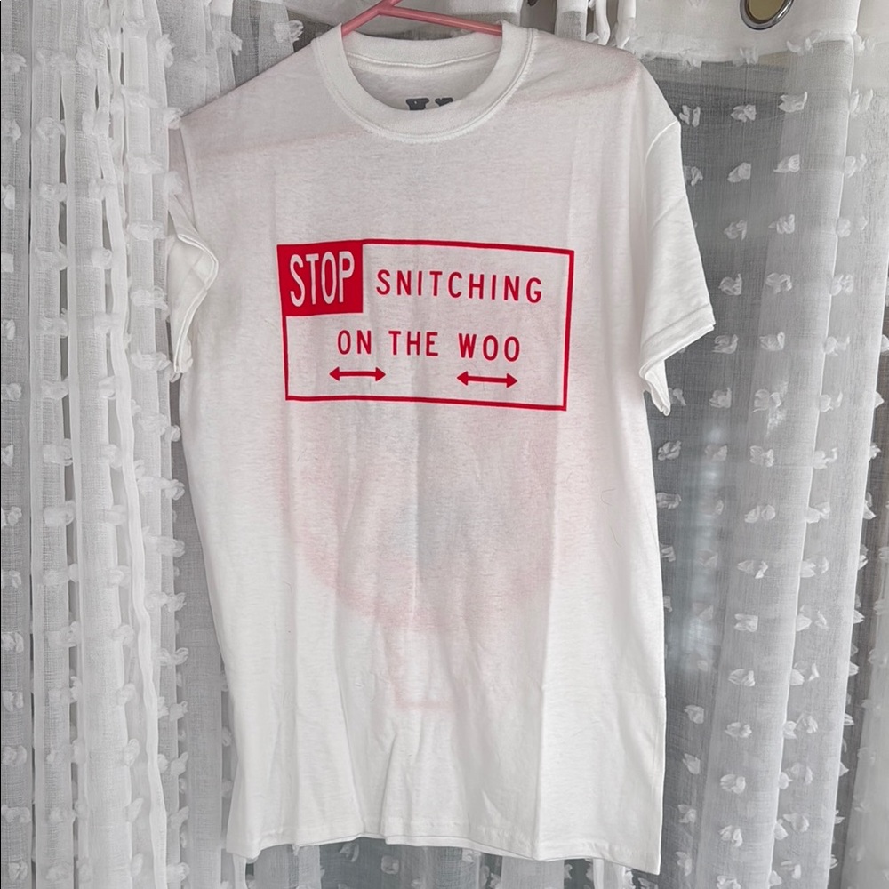VLONE White Tee with Red Graphic